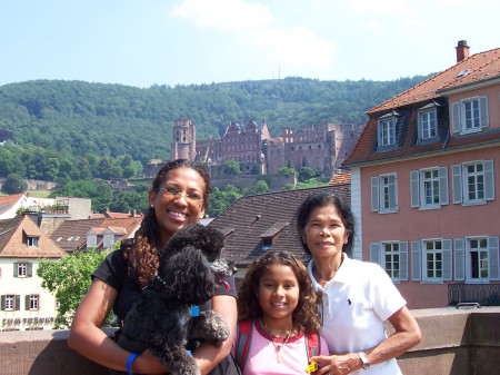 In front of the schloss