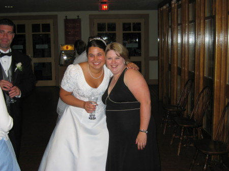 Katie and Me at her wedding
