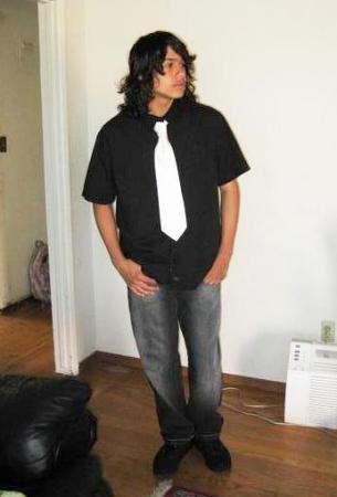 My Son before his 8th Grade Promotion Dance