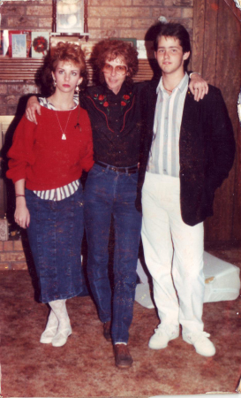 Me with Mom & Scotty, Christmas 1986