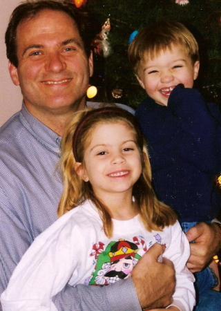 Scott Helen & Logan in Front of Tree