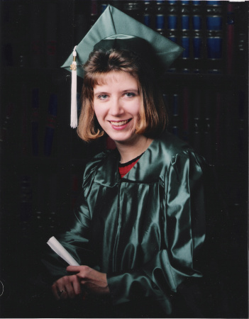 Valeria's MSU Graduation photo - 1995