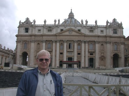 Jim at the St. Peter's Bascillica Vatican
