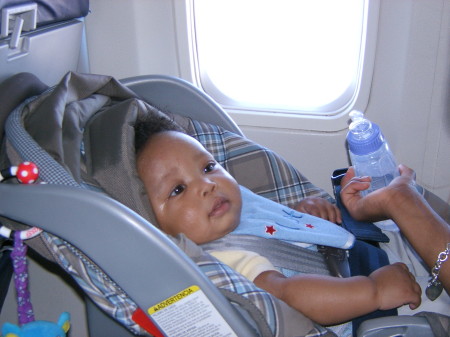 Christian's first Plane Ride