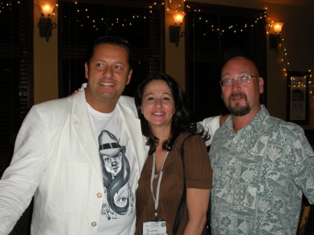 Chris, Susan, Steve on the set.