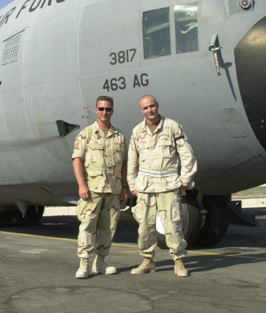 Me and James  - Qatar 2003 Iraqi Freedom