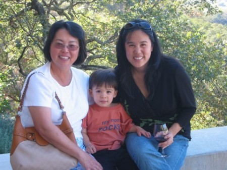 3 generations at Silverado Winery in Napa, September 2005