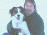 Dad and Ceilidh in Snow