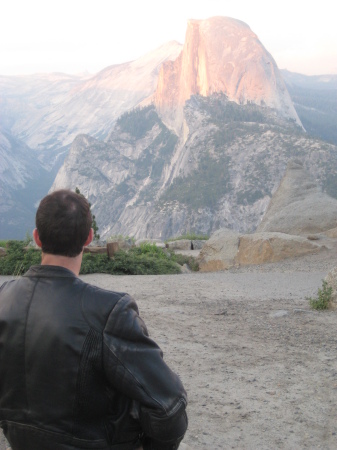 Half Dome at sunset 2008