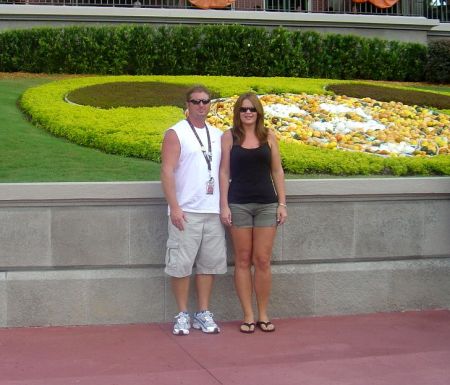 Scott & I at Disney World