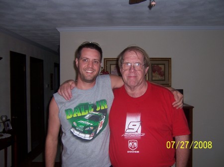 Me and Dad after the Brickyard 2008