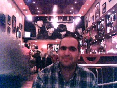Me in Memphis, with the Beatles on  background