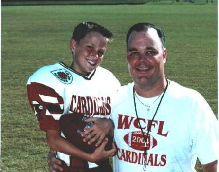 Son Tyler and Coach Tim