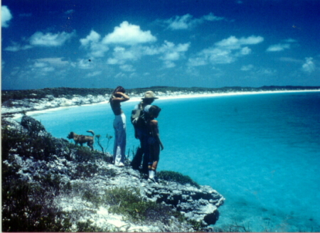 Exuma Island in the Bahamas..