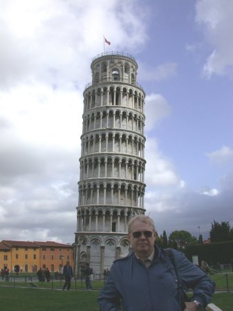 Jim a Torre di Pisa