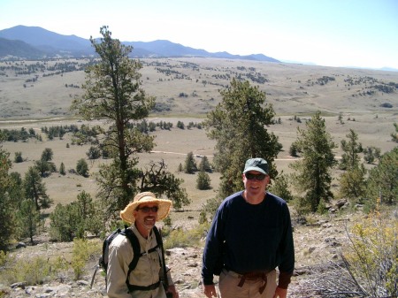 Gino Mustari and Dan McDowell in the Rockies