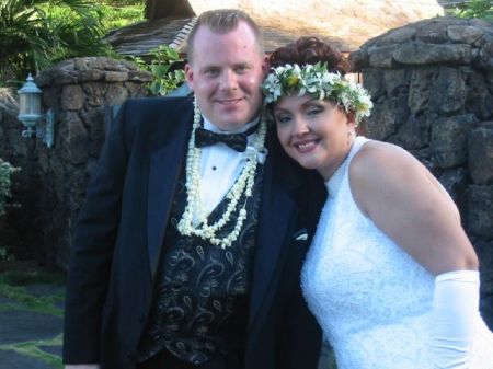 Our wedding in Hawaii!