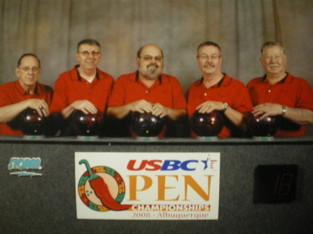 My bowling team at National Championships