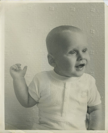 Me as a newborn, 1961.