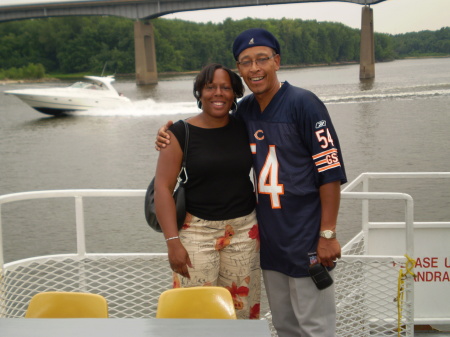 Mary and I on the Mississippi