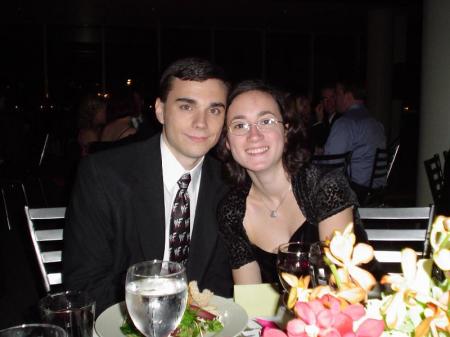Katie and I at a friend's wedding (October 2003)