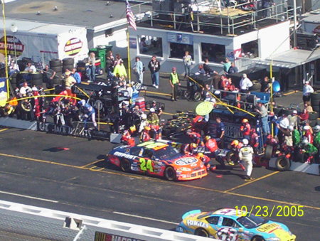 JEFF GORDON PITTING