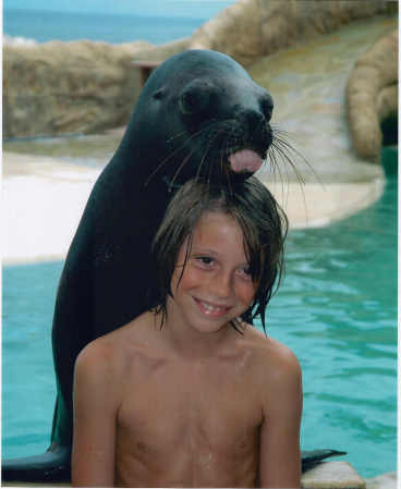 Liam at Oceanworld