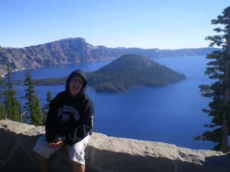 Drew at Crater Lake 2008