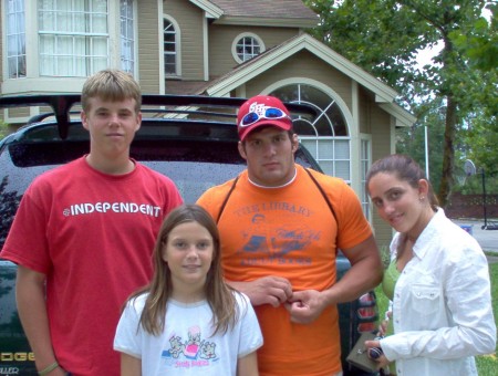 My children - Adam 18, Mike 16, Michelle 15, Caitlyn 9