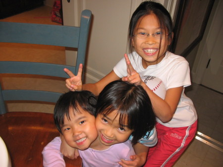 Maizie, Sammie and Bailee, 2005