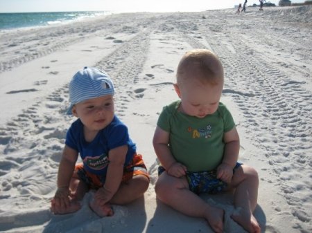 My two grandsons, Grey and Jake