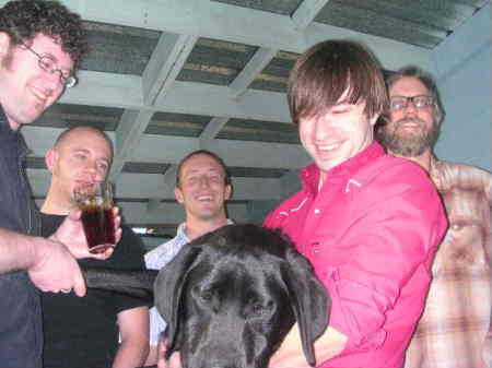 James & his band mates