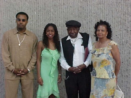 Me, sister Sonya, Step father Jerry, Mom