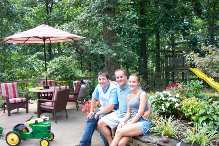 Me and My (Half) Brother and Sister in My Backyard