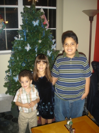 My kids - Kevin, Natassja and Gabriel