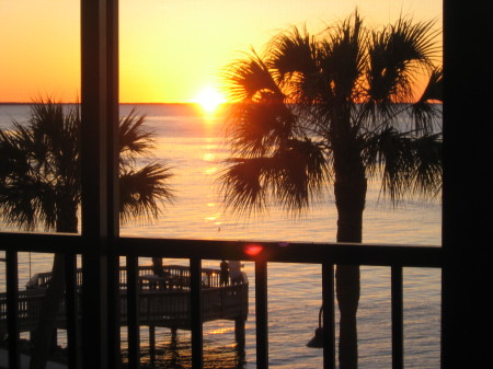 Sunset from my condo! Just gorgeous! 2008
