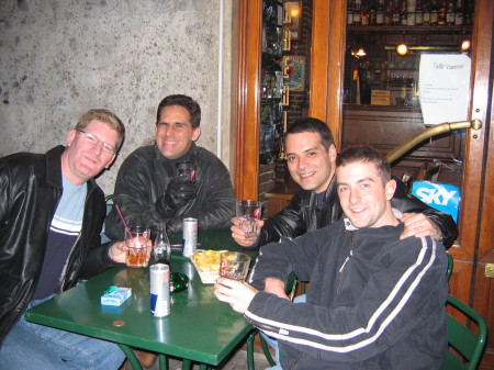 Drinks after a day of skiing in Milan, Italy