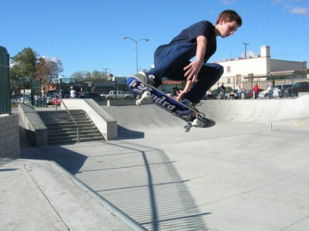 My Skateboarding Son Robert