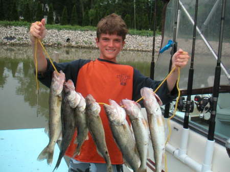 My son and his catch from lake erie