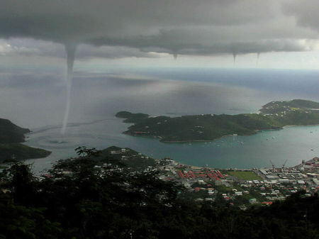 Waterspouts in St. Thomas
