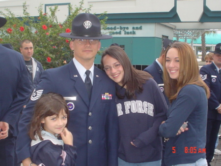 My beautiful family as Sea World Texas 2005