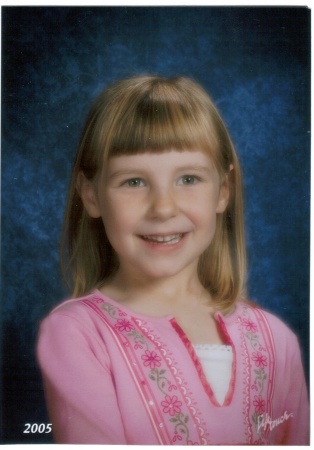 Amanda Anne Leneave Age 5 Kindergarten