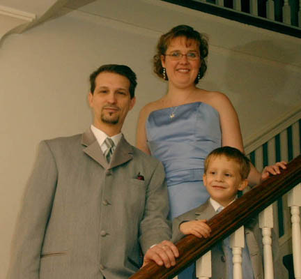 Our family at my brother's wedding