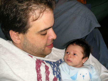 Dan and Aurelius, our grandson born 4/4/06