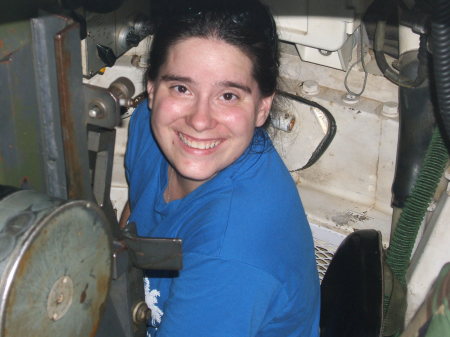 me in a tank...Spouse's spur ride