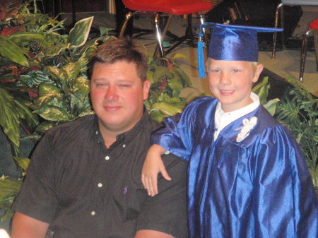 Brian and Brian graduation day