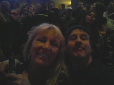 My Fiancee and I at Metallica 2008'