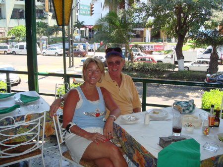 My husband and I in Mexico