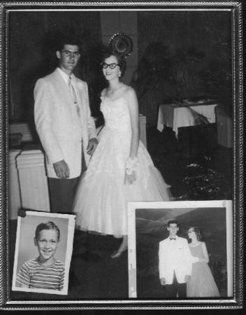 Wanda Hollowell & I at the 1957/1958 Junior/Senior Prom