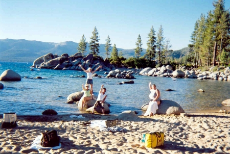 Lake Tahoe - Sand Harbor - with cousins